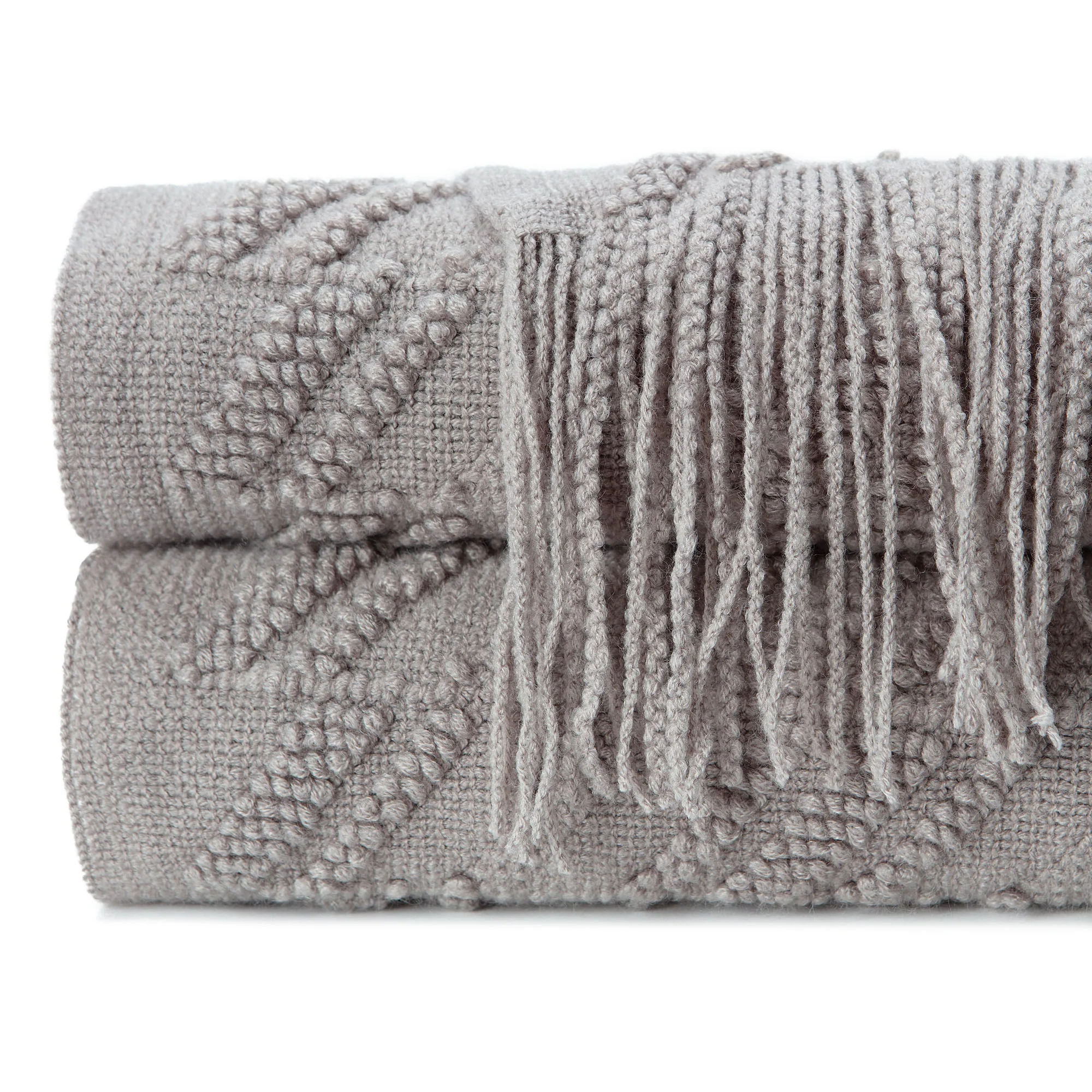 Bevel Knit Tassel Throw Blanket - Image 3