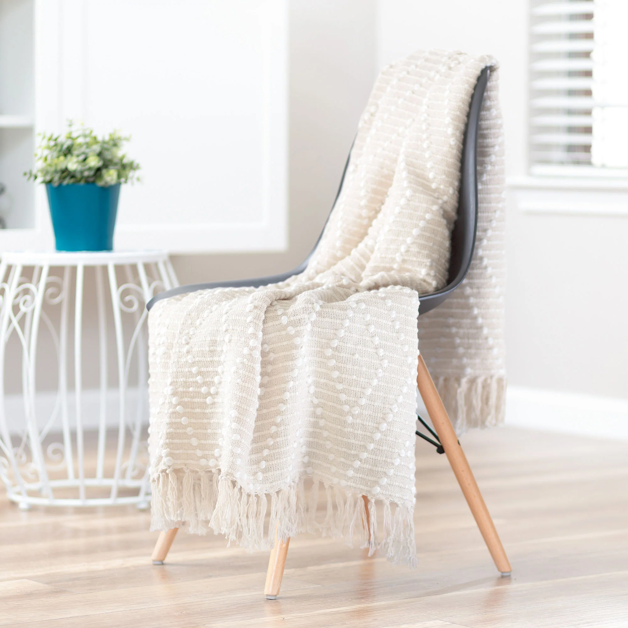 Diamond Cotton Throw Blanket - Image 2