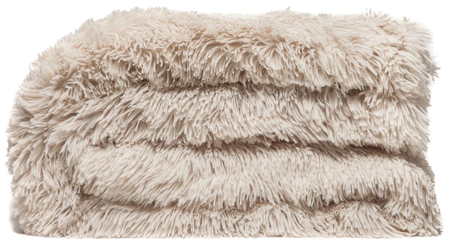 Solid Long Fur Throw & Pillow Cover Set - Image 4
