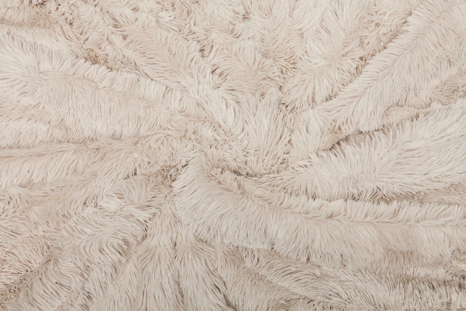 Solid Long Fur Throw & Pillow Cover Set - Image 2