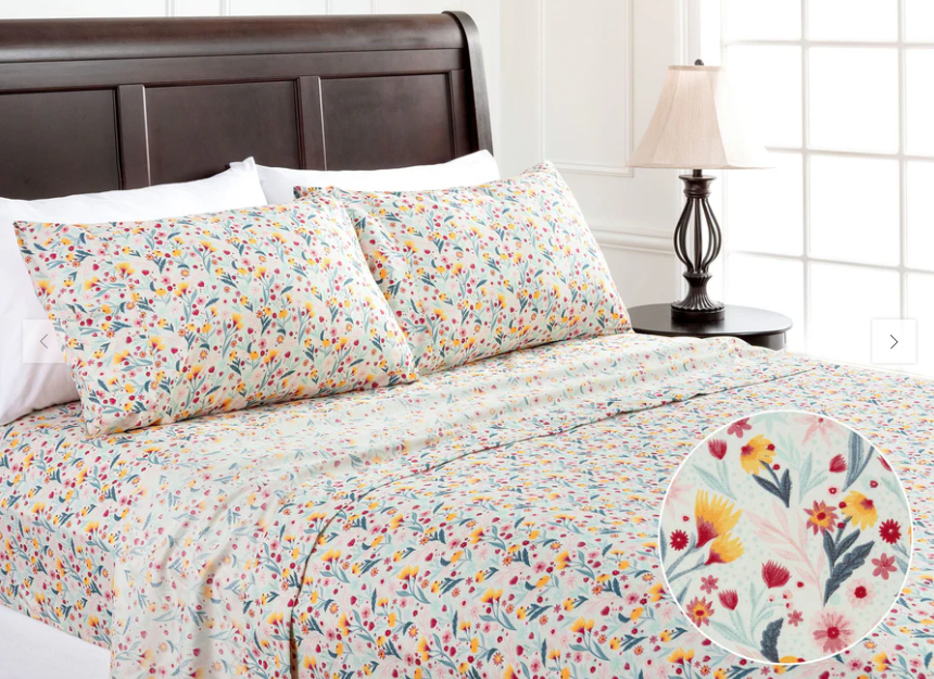 Spring Bloom Printed Sheets Set