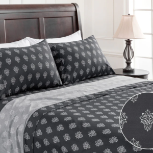 Damask Printed Sheets Set